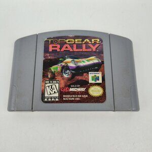 Top Gear Rally (Nintendo 64 N64, 1999) Racing Game Cartridge Tested & Working